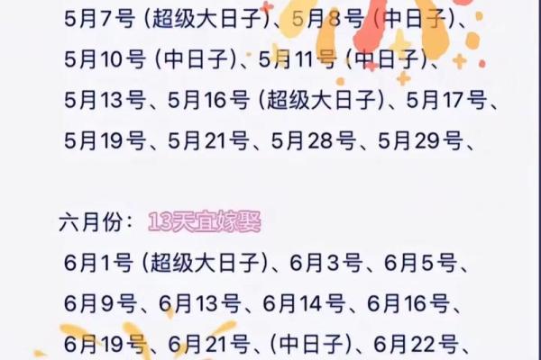 2025年8月结婚好日子查询及注意事项