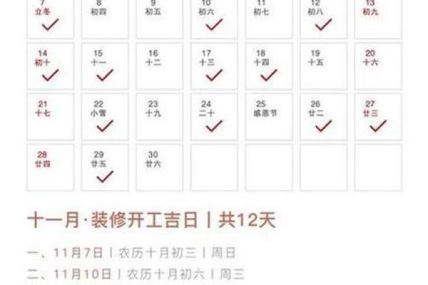 2025年装修开工黄道吉日
